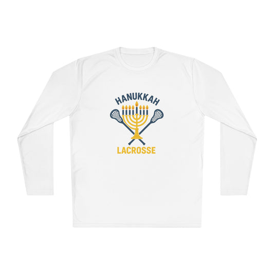 Hanukkah Lacrosse Long Sleeve Tee